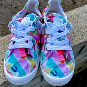 Roxy Womens Bayshore III Multicolor Fashion Sneakers Shoes